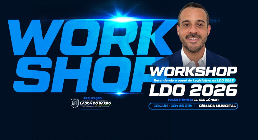 Câmara Realizará WorkShop sobre a LDO 2026