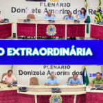 Parlamentares da câmara municipal em Lagoa do Barro do Piauí, reuniram-se extraordinariamente para deliberação sobre sanção de projeto de lei.